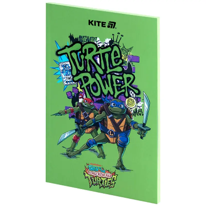 Блокнот Kite Ninja Turtles 1 А5, термобіндер, 64 аркуші, нелінований (NT25-193-1) - фото 2