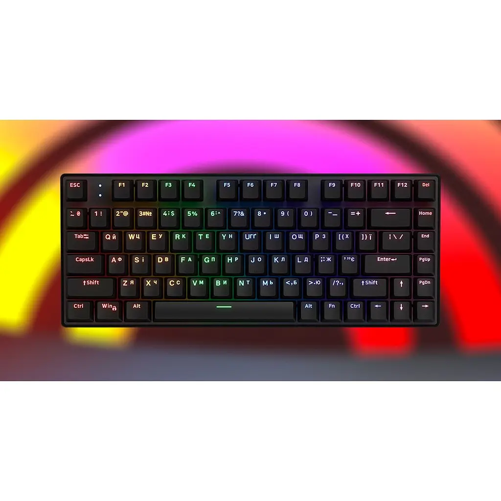 Клавіатура Hator Icefall Mecha 75 Wireless Rainbow Black (HTK275UA) [177406] - фото 9