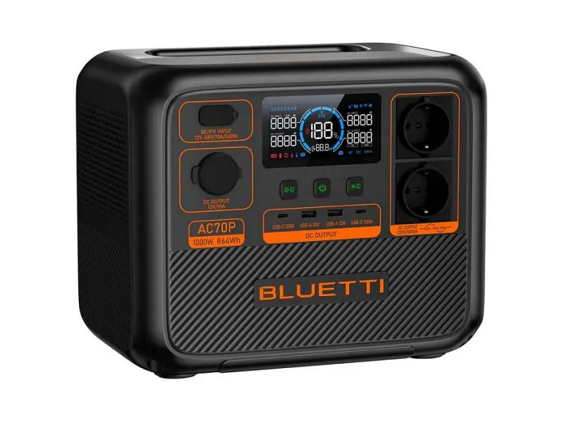Зарядна станція Bluetti AC70P - фото 3