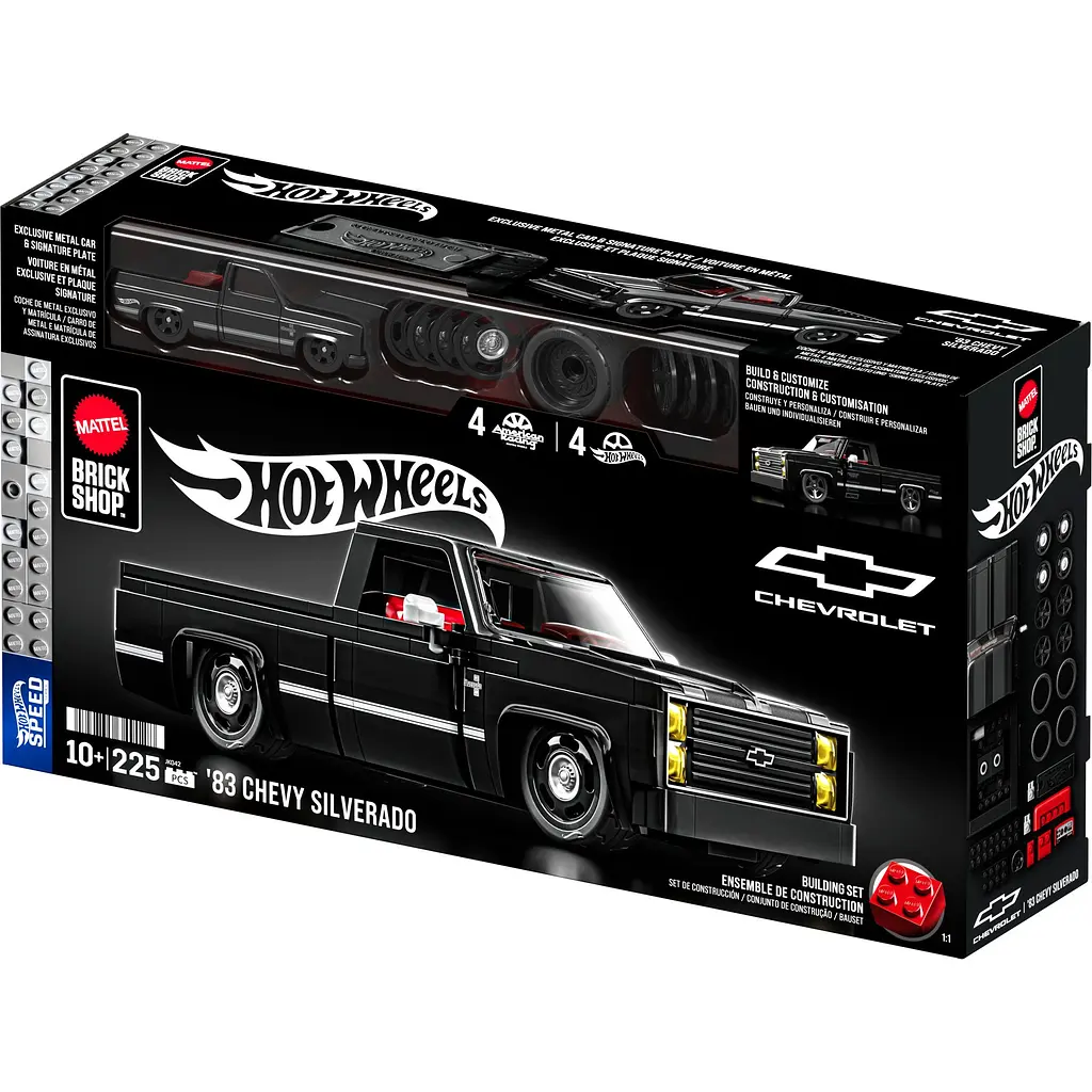 Машинка-конструктор Mattel Brick Shop Chevy '83 Silverado серії Speed (JKG42) - фото 2