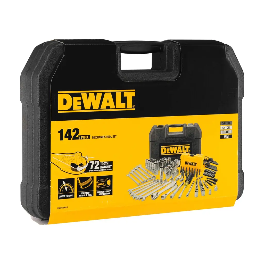 Набір інструментів DeWALT 1/4", 3/8", 142 шт. (DWMT73802-1) - фото 5