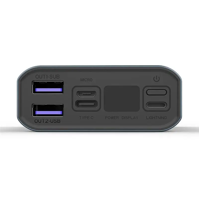 Універсальна мобільна батарея ColorWay 20000mAh Gray (CW-PB200LPH3GR-PDD) - фото 4