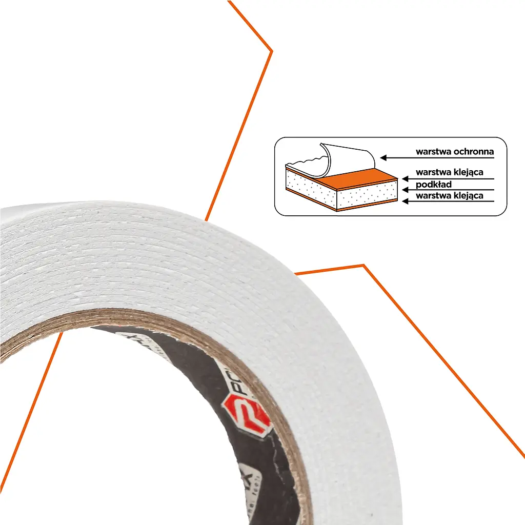 Скотч двосторонній Polax клейка стрічка на спіненій основі 19 мм х 5 м (101-030) - фото 6