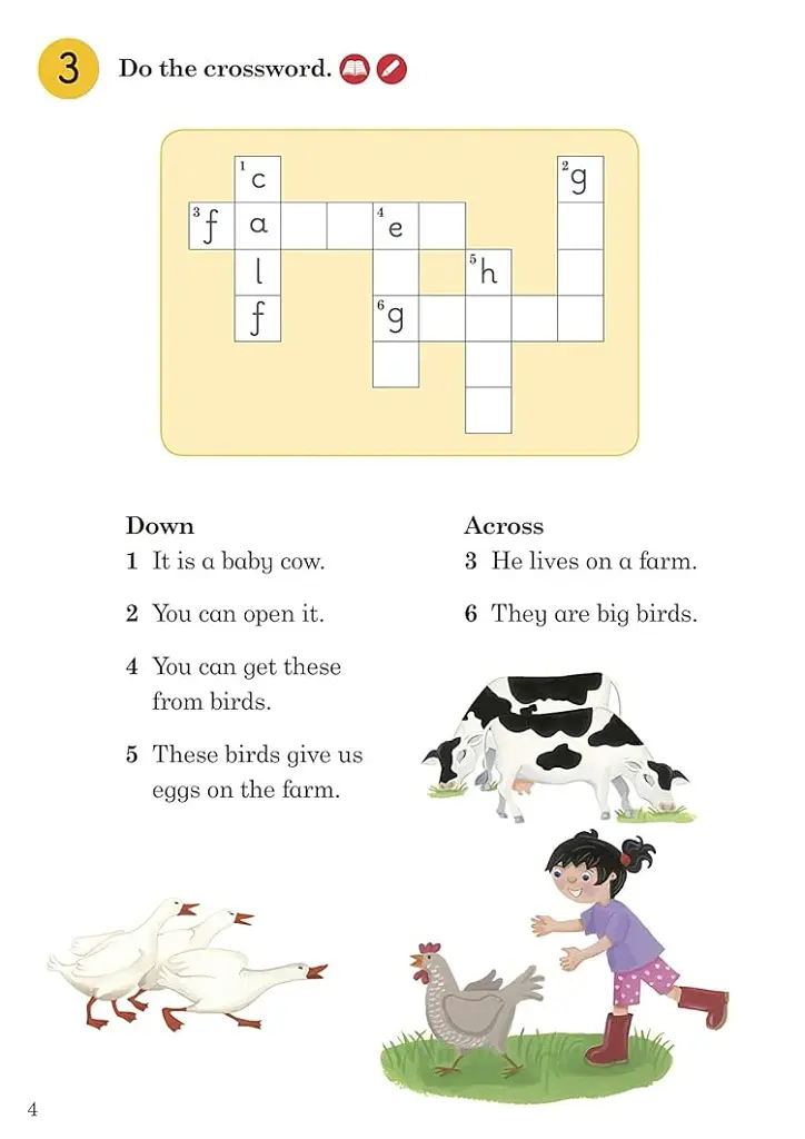 Ladybird Readers 1 Topsy and Tim. Go to the Farm Activity Book - фото 4
