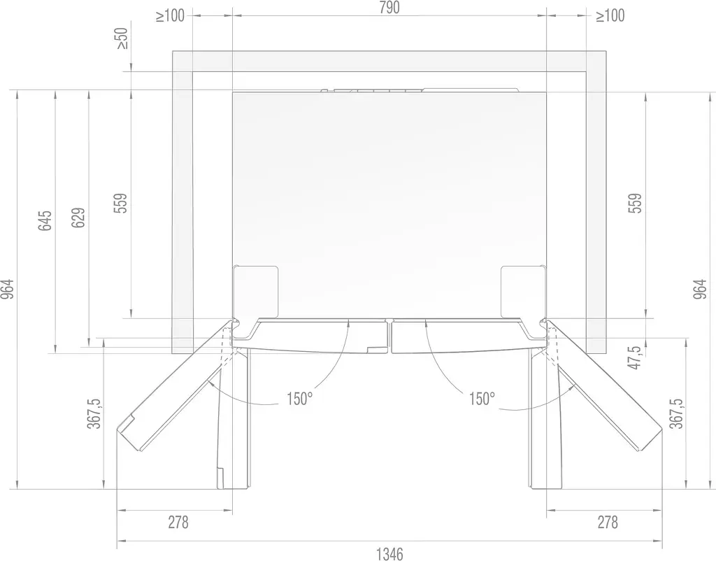 Холодильник Gorenje SBS NRM8182MX - фото 3