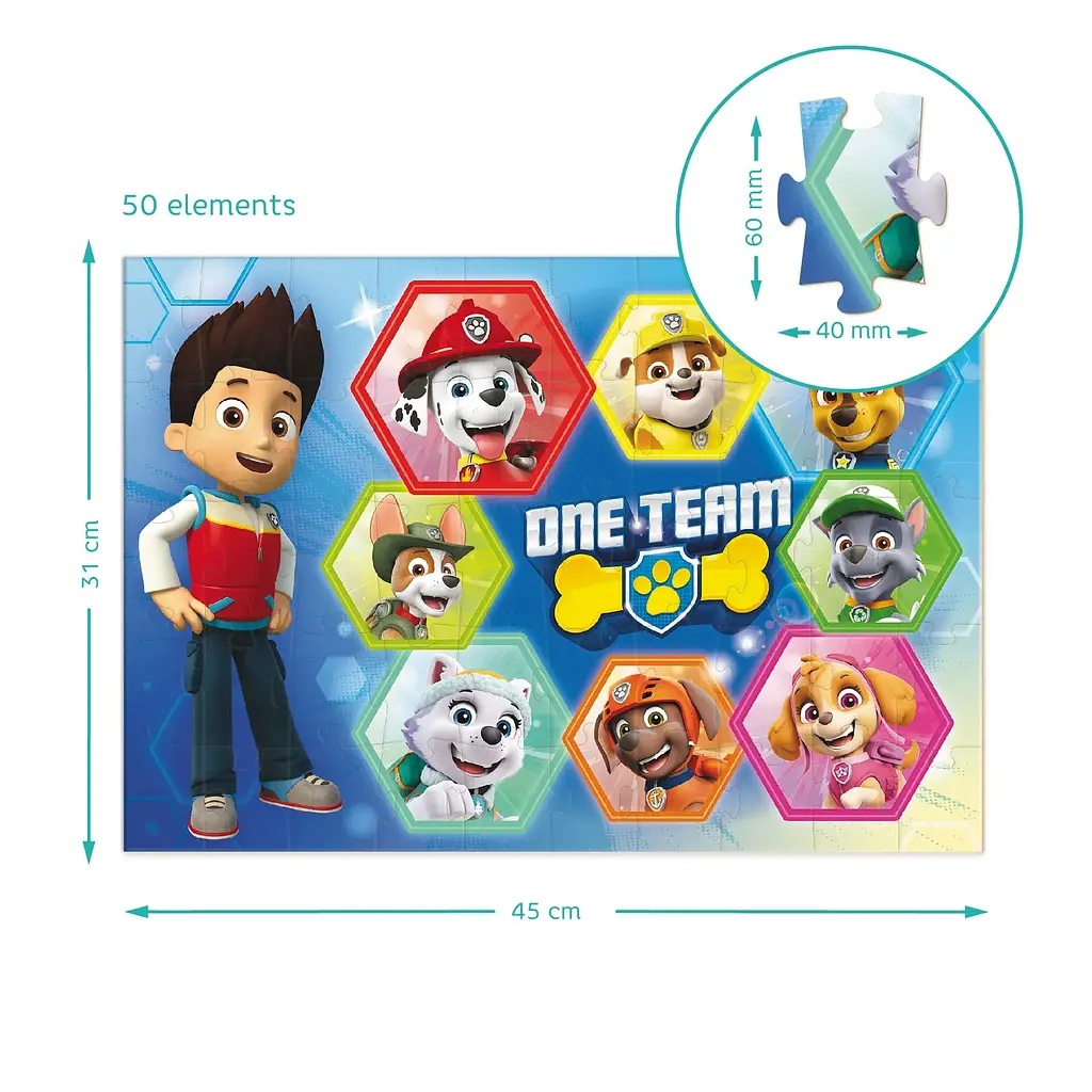 Пазл DoDo Paw Patrol, 50 елементів (200156) - фото 4
