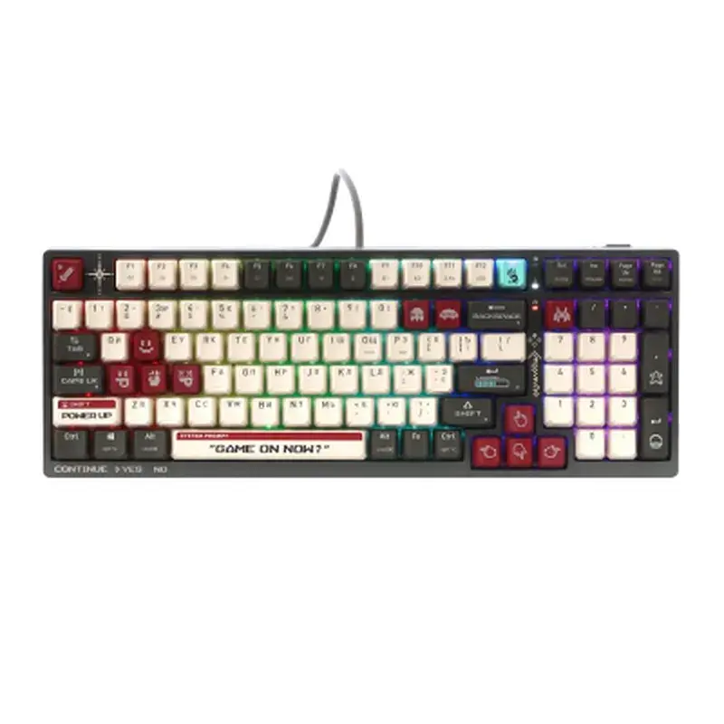 Клавіатура A4Tech Bloody WS98 Wireless/Bluetooth/USB UA Pixels Red (4711421001090)