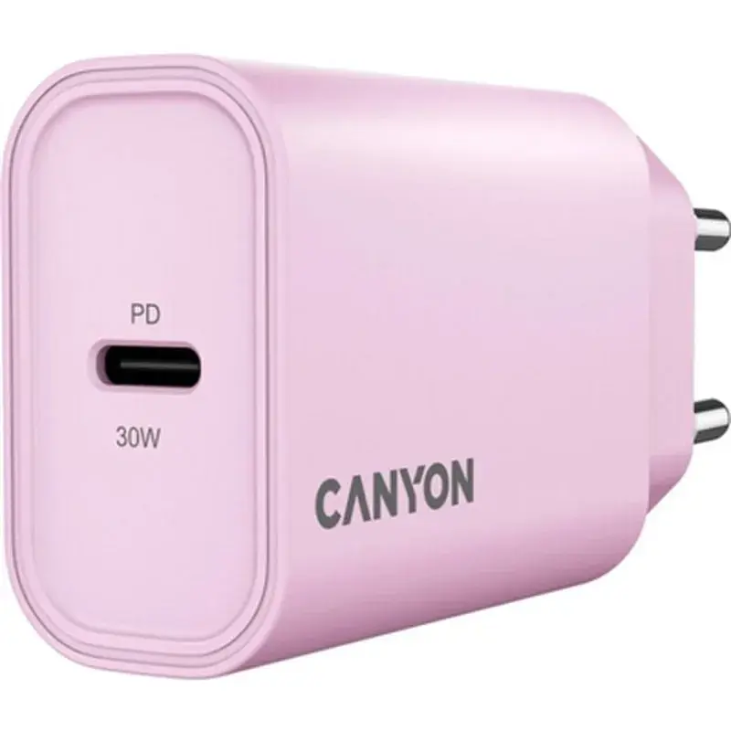 Зарядний пристрій Canyon 30CL OnCharge USB-C PD30W Pink (CNE-CHA30CLPK) - фото 6