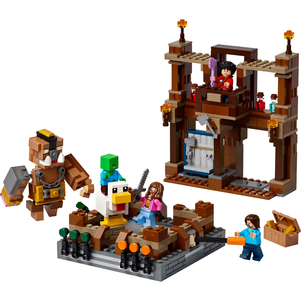 Конструктор LEGO Minecraft Бійцівський ринг у лісовому маєтку 491 деталь (21272) - фото 2
