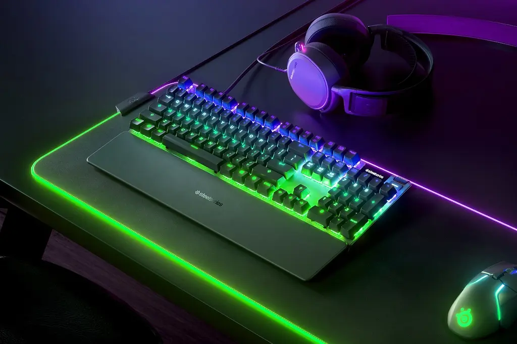 Клавіатура SteelSeries Apex 7 Blue Switch [64774] [121363] - фото 6