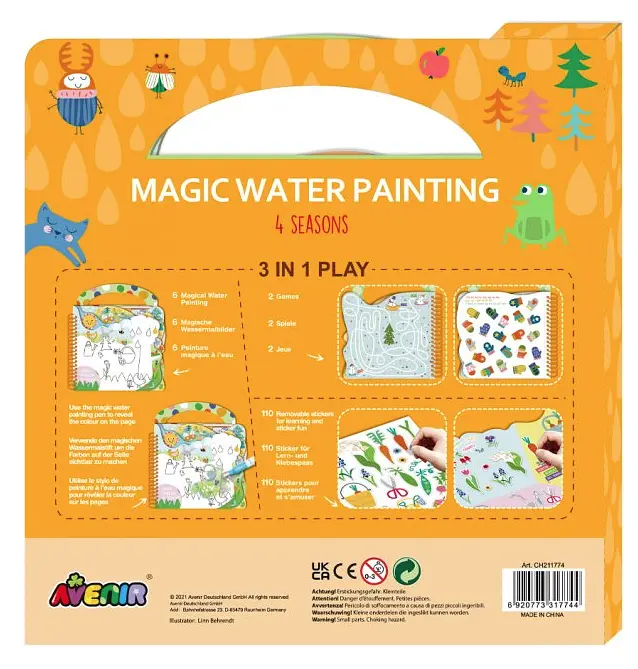 Багаторазова водяна розмальовка Avenir 3 в 1 Чотири сезони (CH211774) - фото 2