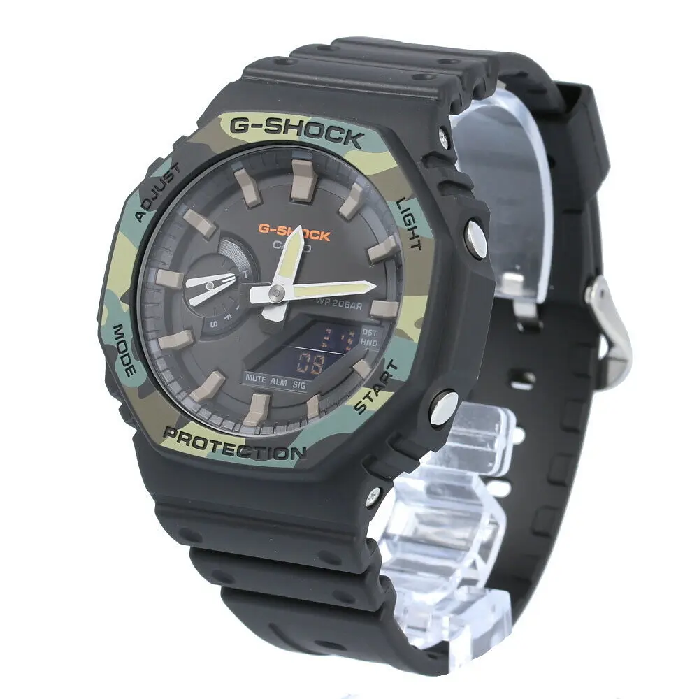 Годинники чоловічі протиударні оригінальні японські Casio G-Shock GA-2100SU-1AER з полімерним ремінцем - фото 8