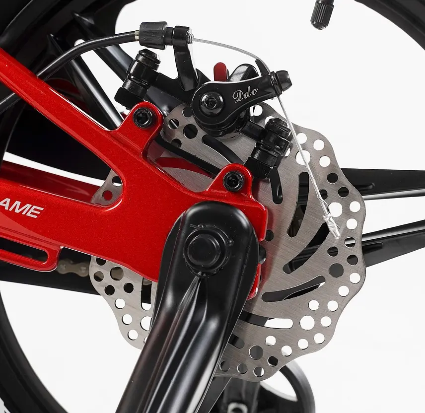 Велосипед 18" 2-х колёсный SM-82769 Corso «Stream» SM-82769 Красный, магниевая рама, литые диски, дисковые тормоза, собран на 75% - фото 5