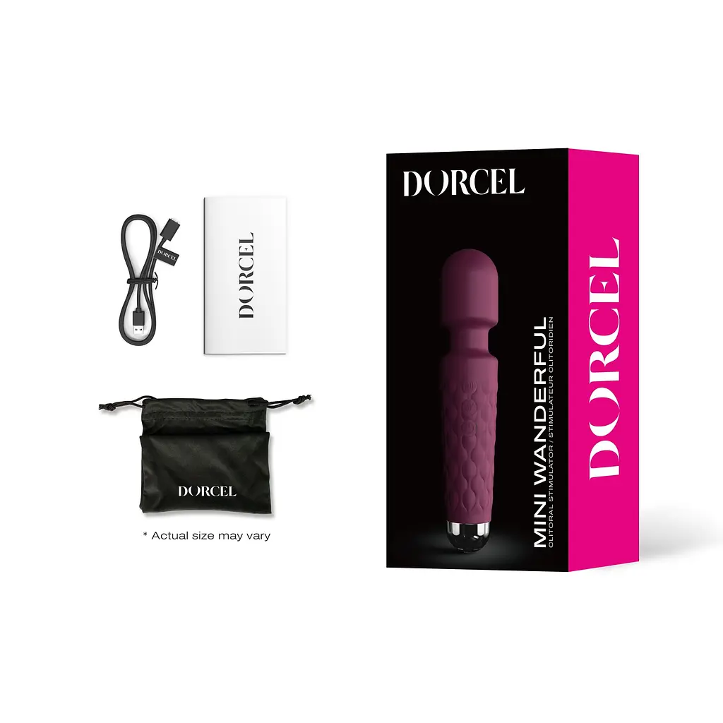 Мінівібромасажер Dorcel Wand Mini Wanderful Plum - фото 5