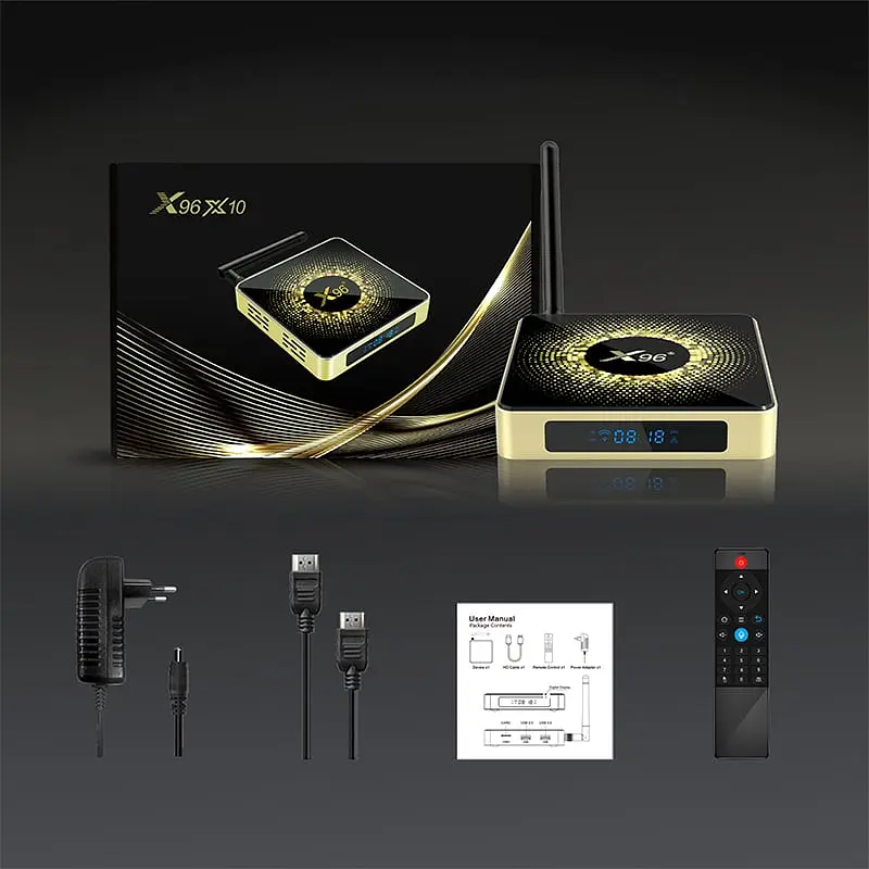Смарт ТВ приставка X96 X10 8/64 Гб Smart TV Box Android - фото 6