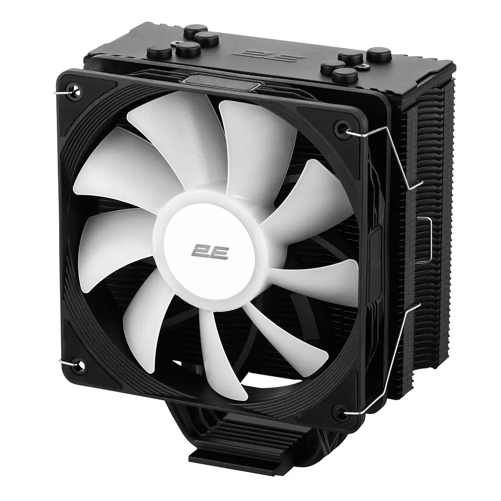 2E Gaming Процесорний кулер Air Cool ACN120B-ARGB, LGA1851, 1700, 1200, 115x, 1366, AM5, AM4, AM3, AM3+, 4pin PWM, 3pin +5VARGB, TDP 180W - фото 7