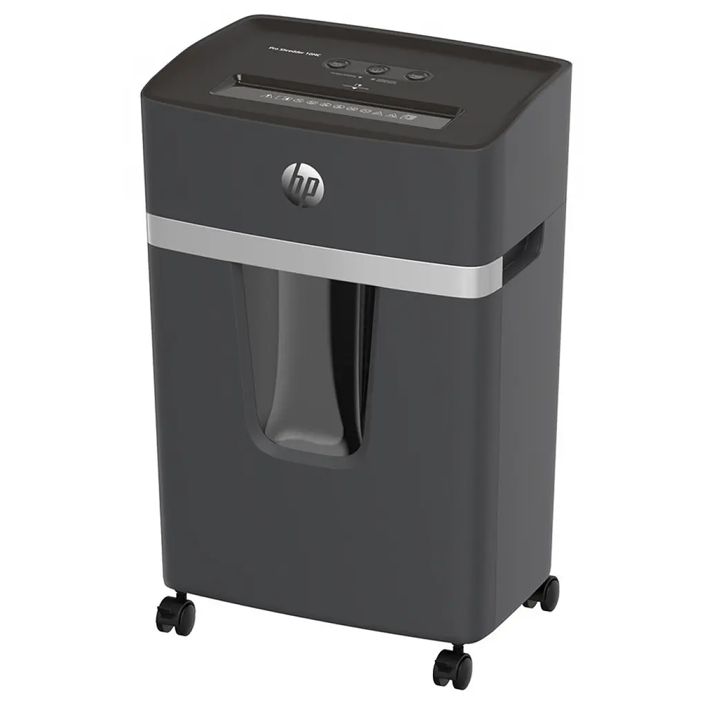 Знищувач документів HP Pro Shredder 10MC, A4, 80g х 10 листів, 2x15, 20 л., P-5 - фото 4