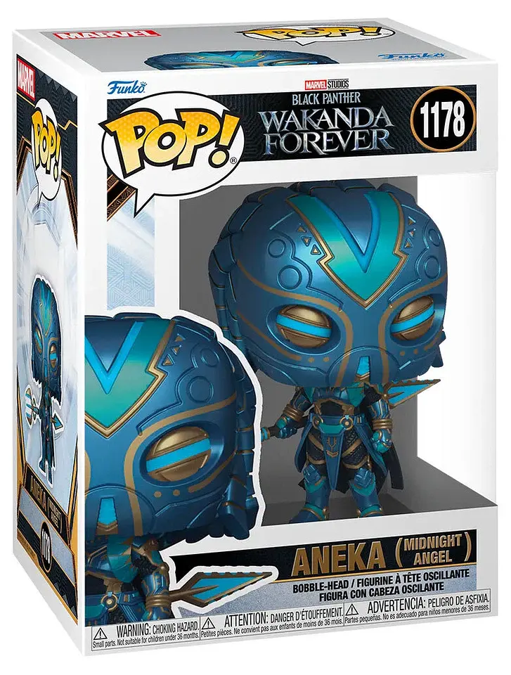 Колекційна  фігурка   Фанко Поп Марвел Чорна Пантера Анека Funko Pop Marvel Black Panther Aneka 10 см M BP A 1178 - фото 3