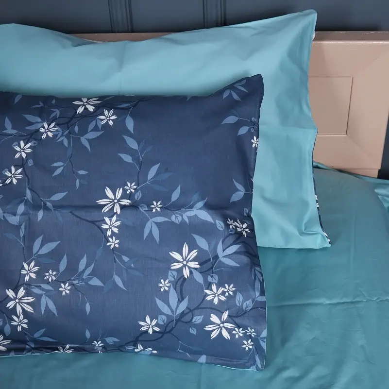 Підковдра MirSon Сатин 22-1383 Floral Greens 160х220 см (2200010471960) - фото 4