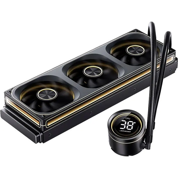 СВО Jonsbo TH-360 Black (Intel LGA 1200/115X/17XX/1851; AMD AM4/AM5) (TH-360 Black) - фото 5