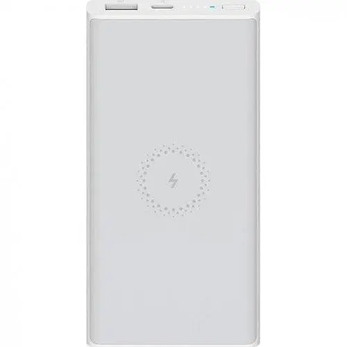 Умб Xiaomi Mi Power Bank 3 10000 mAh Wireless 10 W Fast BHR5212CN бездротова зарядка біла - фото 3
