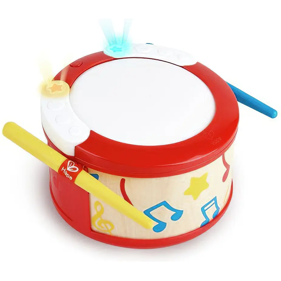 Музична іграшка Hape Барабан зі світлом і звуками (E0620) - фото 2
