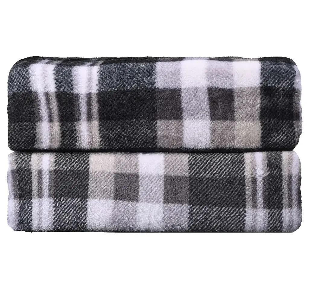 Плед Ardesto Flannel 220х200 см клітинка сірий (ART0102PB) - фото 2