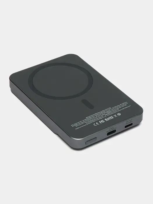 УМБ магнітна Mag Save з бездротовою зарядкою 10000 mAh 20 Вт для iPhone Сірий (Q920WPlus) Power - фото 4