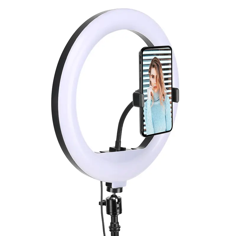 Тримач з кільцевим освітленням Bluetooth 12" YQ-320b light set (Kit1) 170cm Stand, USB Powered - фото 2