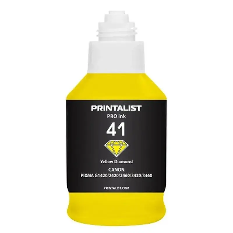 Чорнило Printalist Canon GI-41 для Pixma G2420/3420 190г Yellow (PL41Y) - фото 2