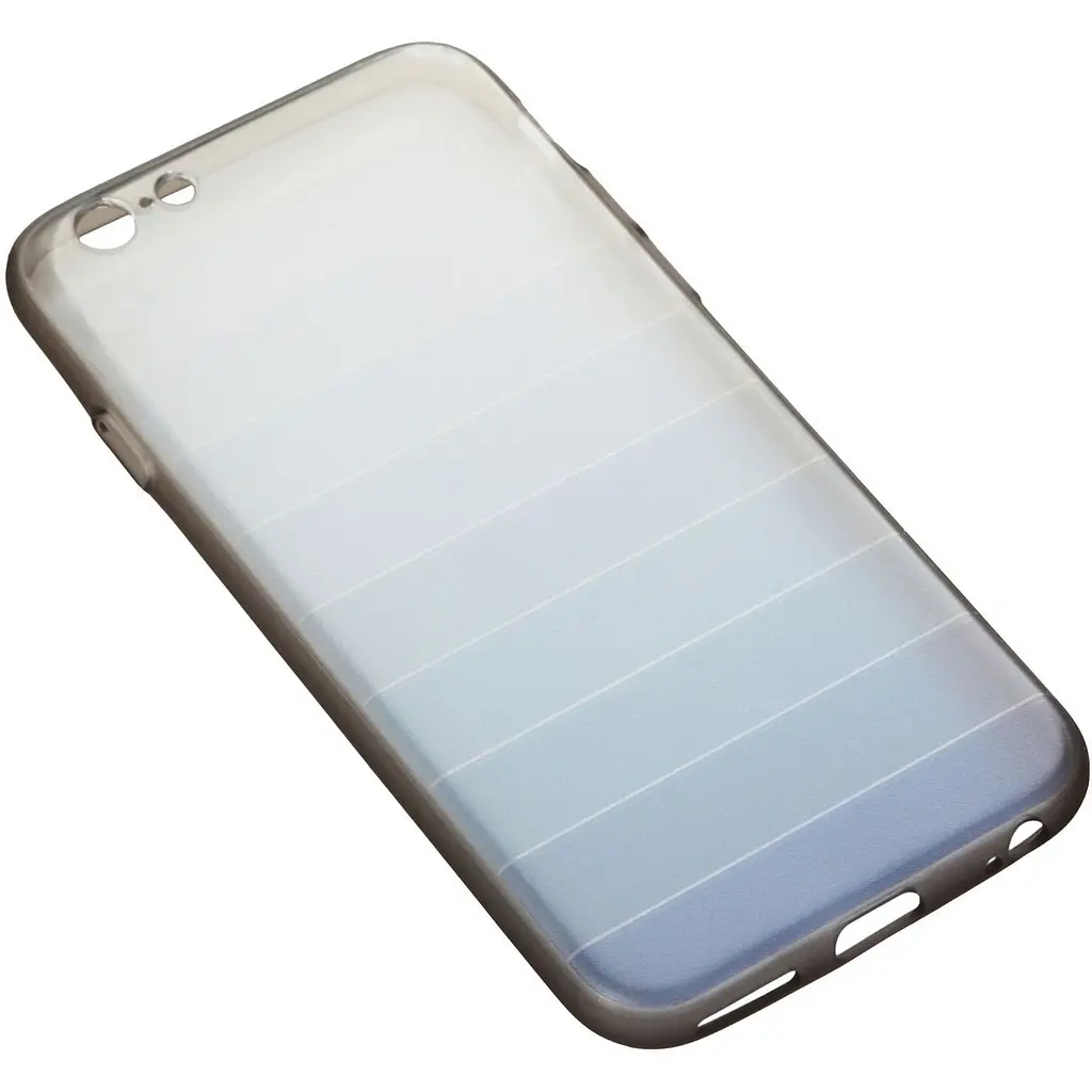 Чохол-накладка Toto TPU+PC+electroplate case iPhone 6/6s Black - фото 2