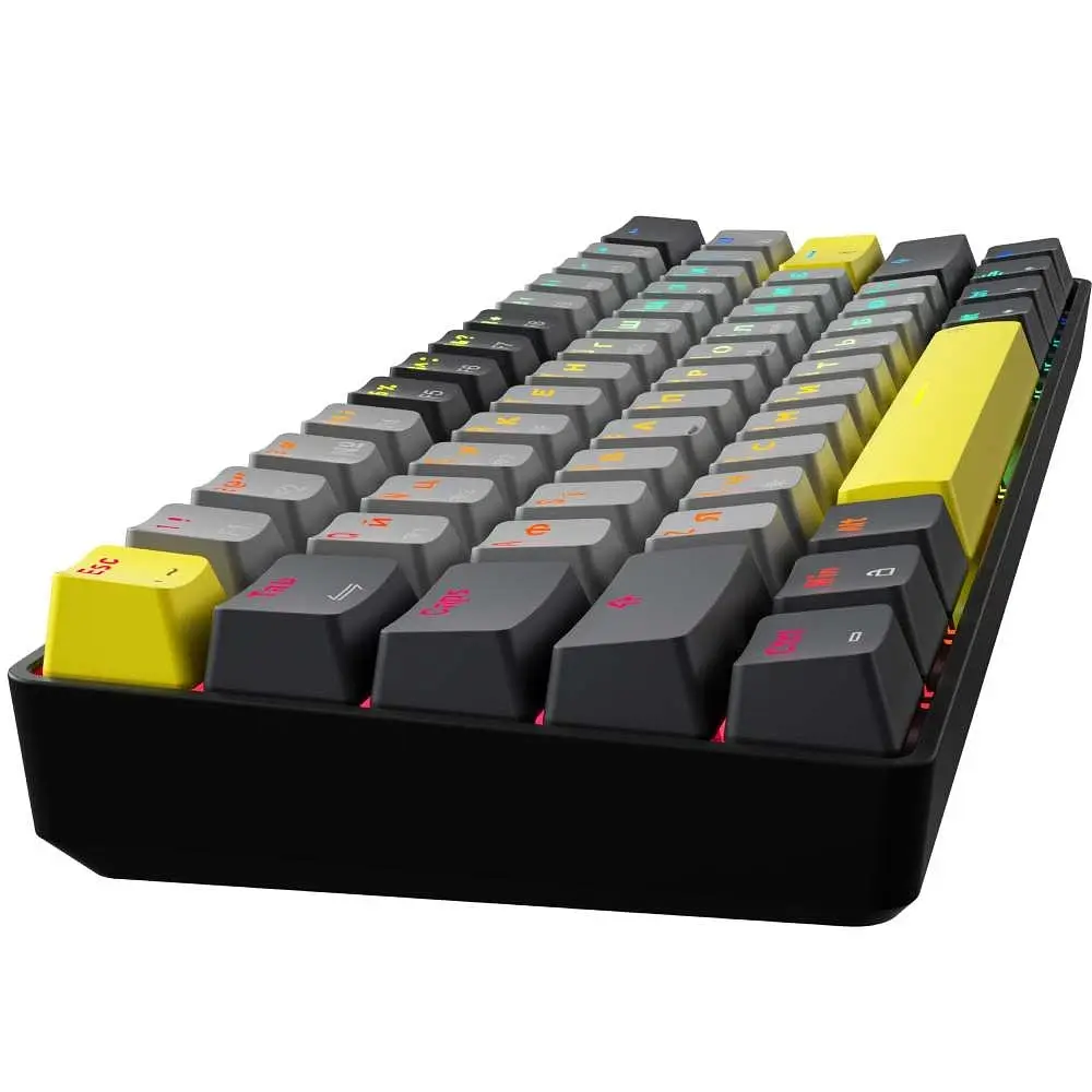 Bluetooth Клавіатура GamePro Asgard Fenrir MK130G Pro Outemu Red Switch USB/Wireless/Bluetooth Black UA - фото 3