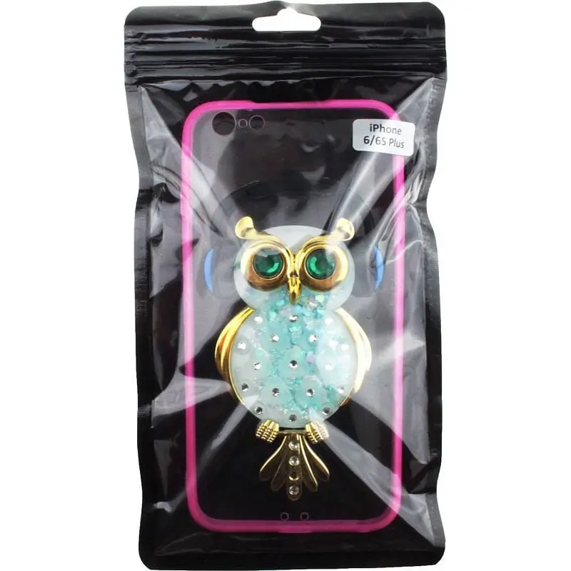 Чохол-накладка Toto TPU Stones Case IPhone 6 Plus/6S Plus Owl in Headphones Green - фото 2