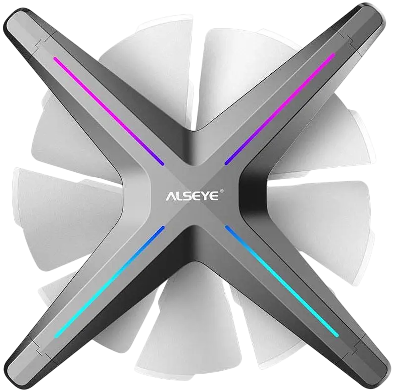 Вентилятор Alseye X12 Push ARGB Gray (AS.04.03.0022) - фото 2
