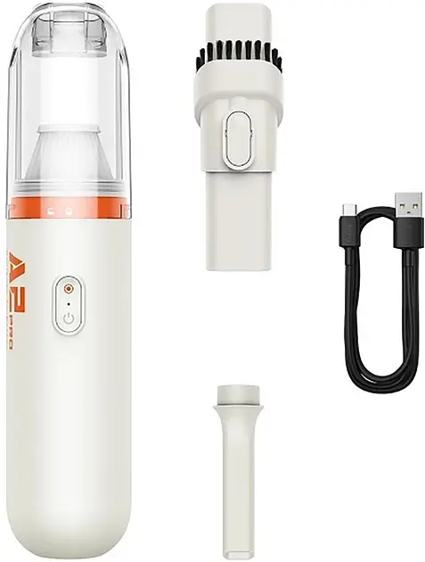Автомобільний пилосос Baseus A2 Pro Car Vacuum Cleaner бездротовий білий - фото 3
