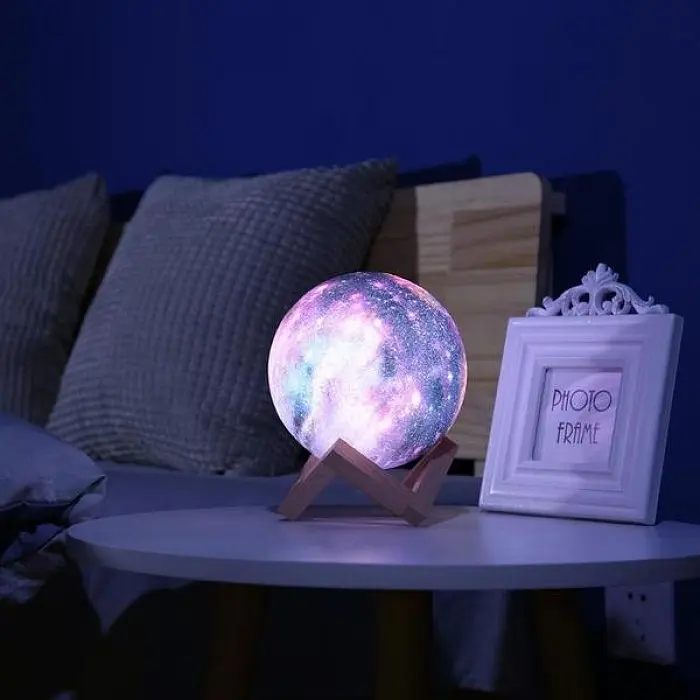 Настільний нічник світильник-светр Magic 3D COLOR Moon Light RGB з пультом - фото 2