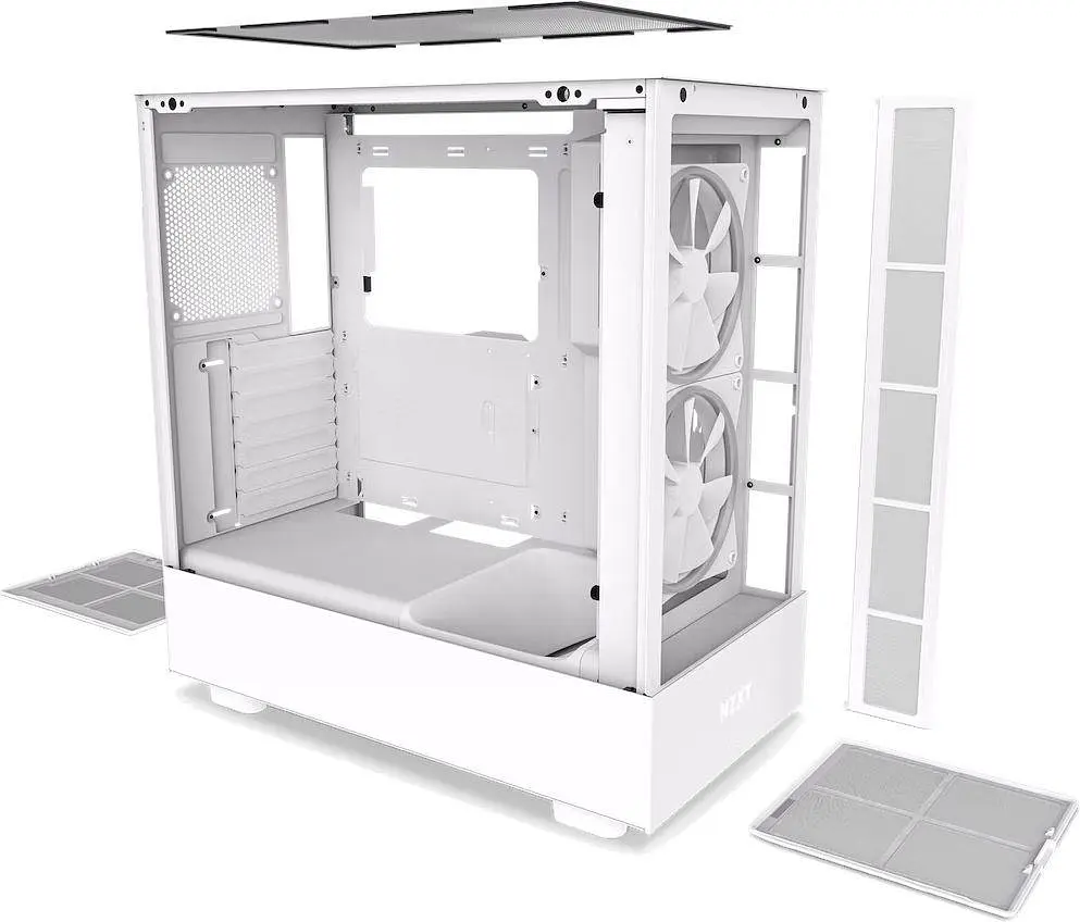 Корпус NZXT H5 Elite Tempered Glass White (CC-H51EW-01) Без БП Б/в - фото 3