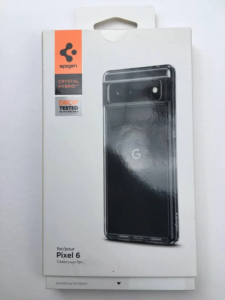 Оригінальний протиударний чохол Spigen Ultra Hybrid Crystal для Google Pixel 6 Clear (ACS03438) - фото 7