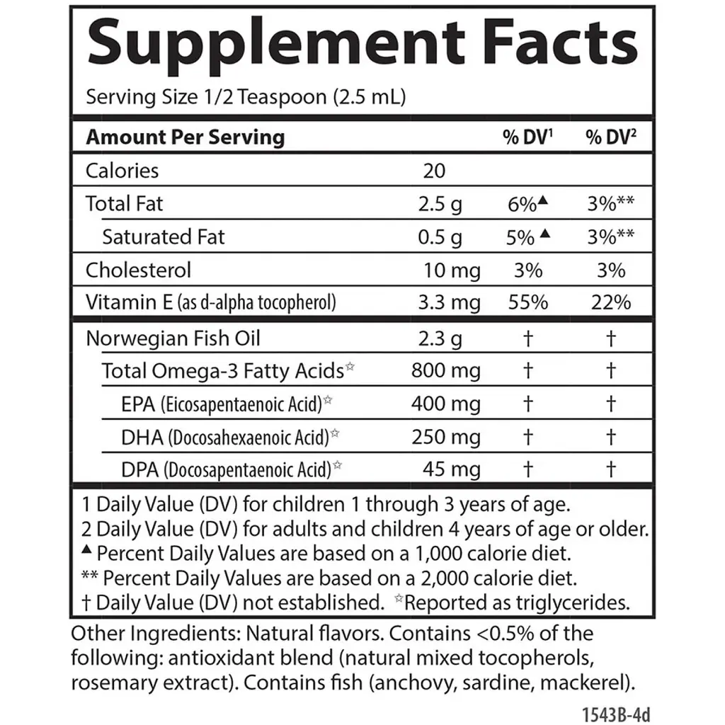 Риб'ячий жир Carlson Laboratories Kids VFFO Mixed Berry 200 мл - фото 2