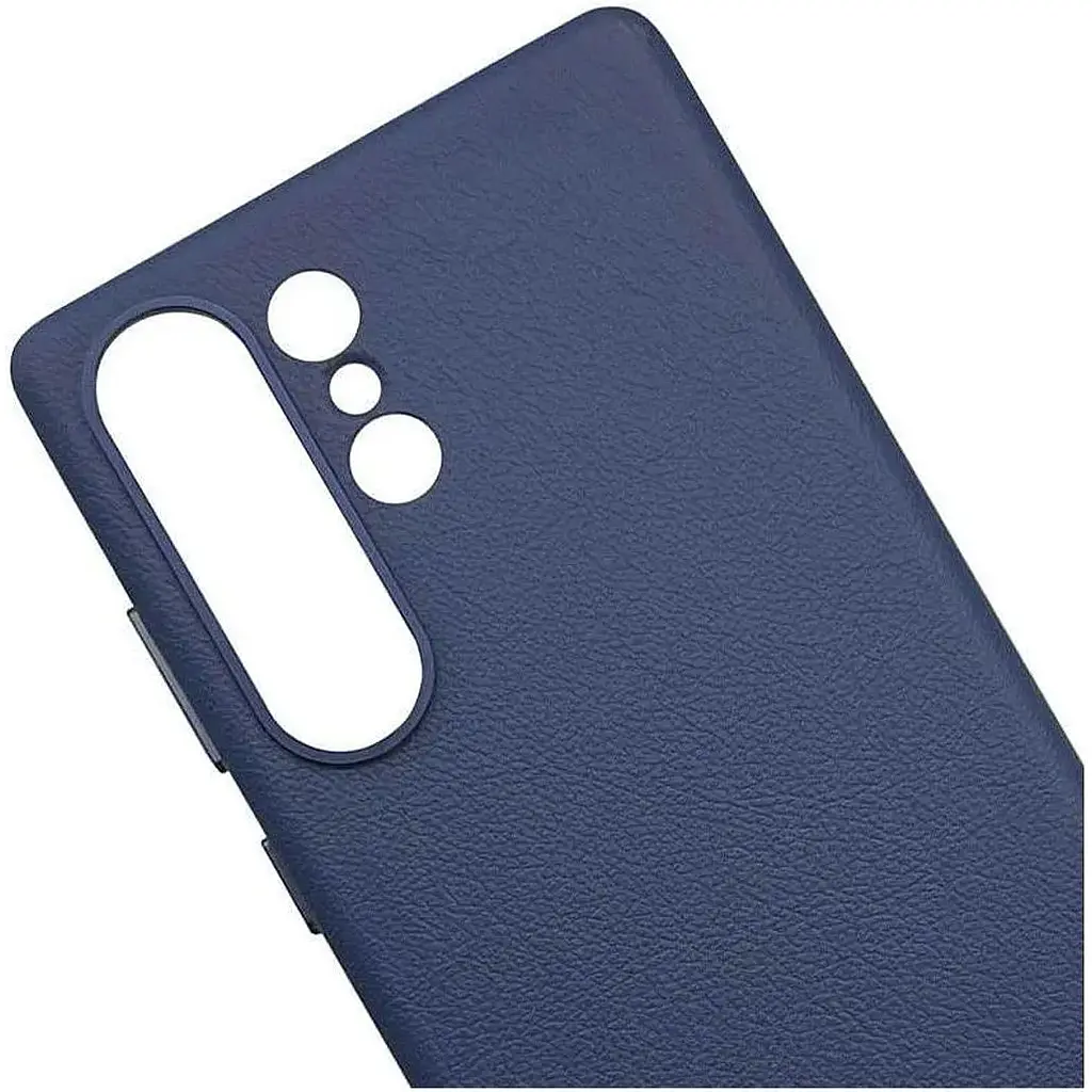 Чохол Epik Leather Case для Samsung Galaxy S25 Ultra Dark Blue AAA [133783] - фото 3