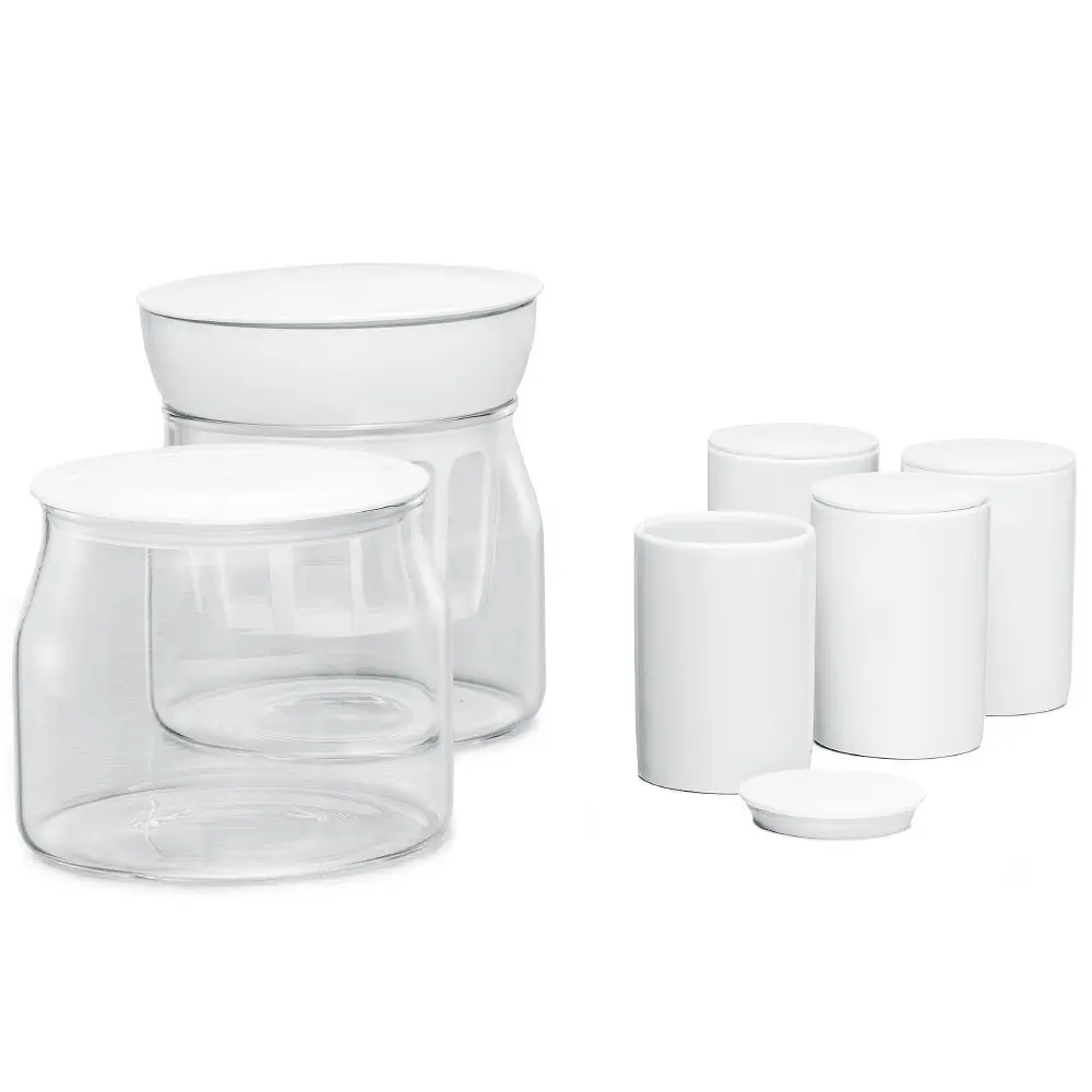 Набір з 4 порційних керамічних стаканчиків Rommelsbacher JB 4 для йогуртниці JG 80 Jona - фото 2