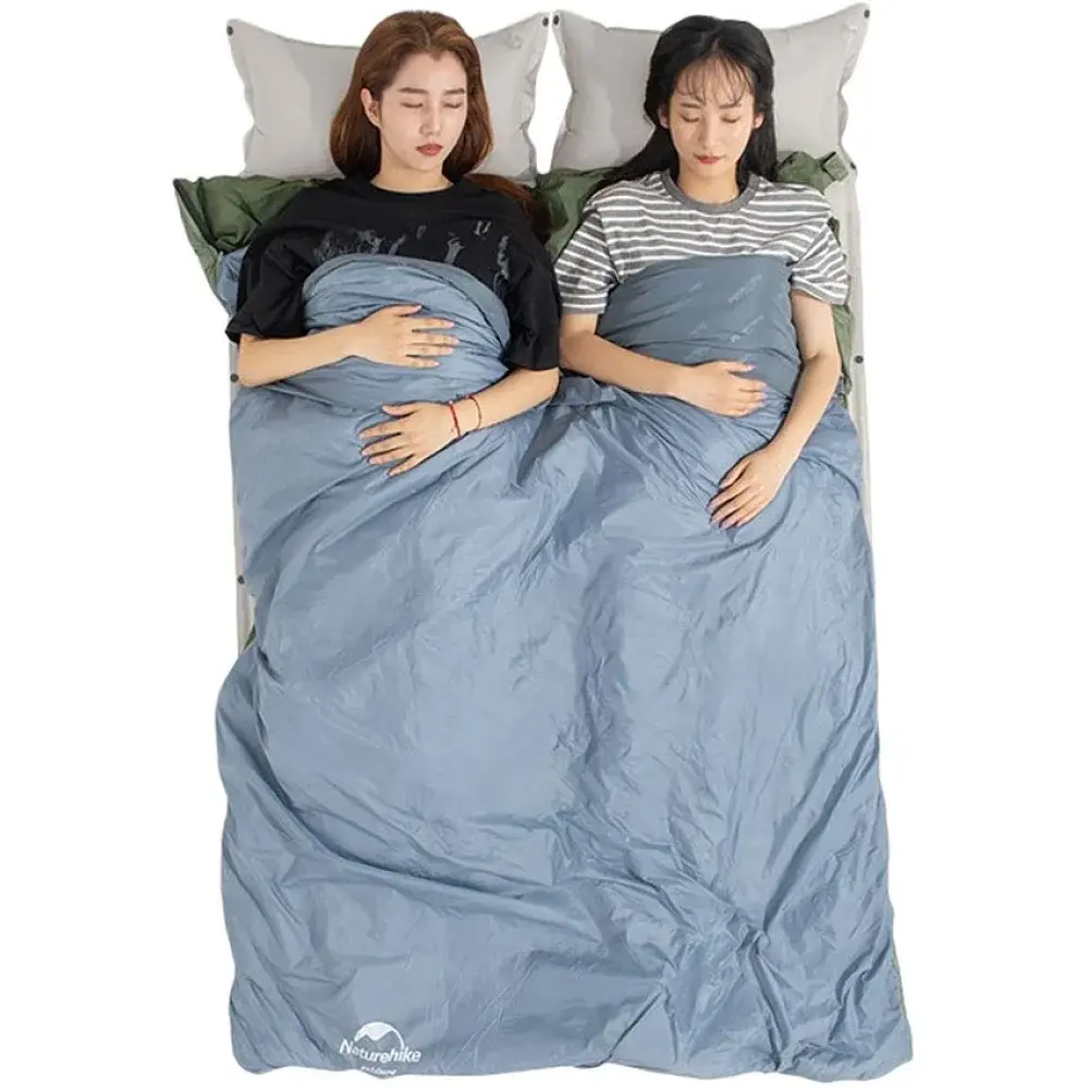 Спальний мішок Naturehike Ultralight LW180 L XL NH21MSD09 grey blue - фото 3