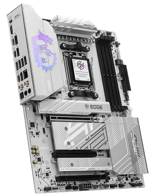 Материнська плата MSI MPG B850 EDGE TI WIFI (MPG B850 EDGE TI WIFI) (Socket AM5, AMD B850, ATX) - фото 3
