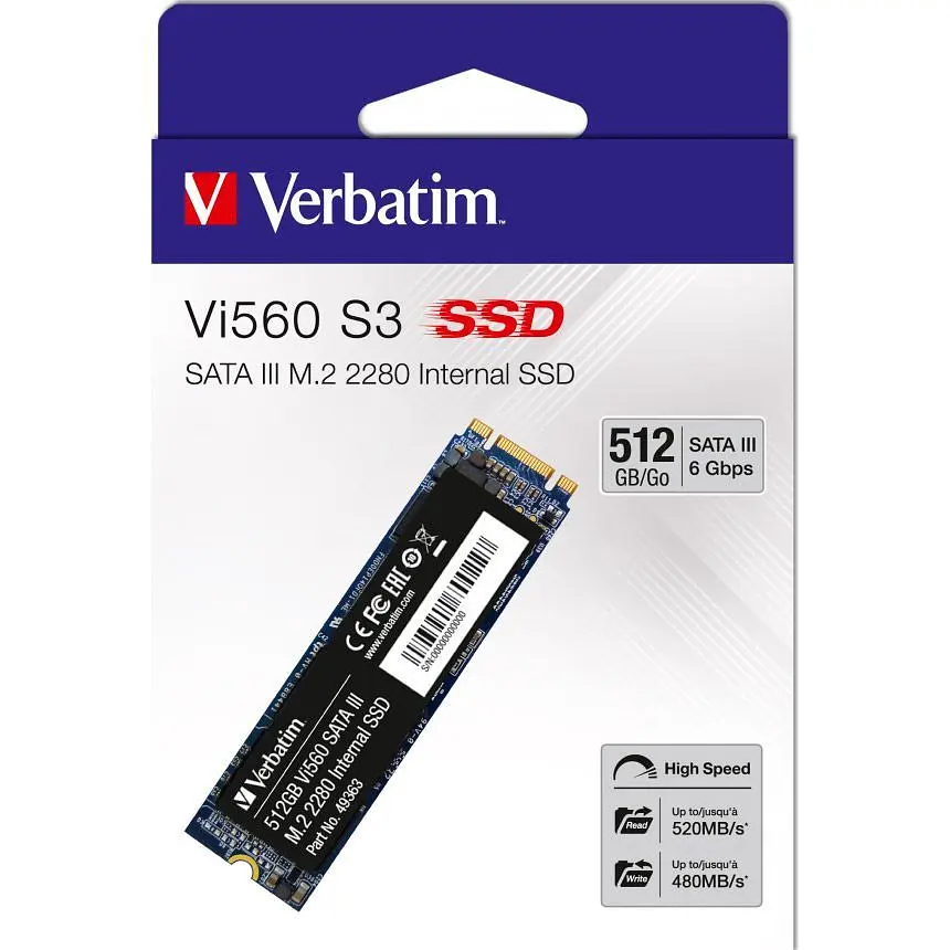 SSD накопичувач Verbatim Vi560 S3 512 GB [49363] [93378] - фото 3