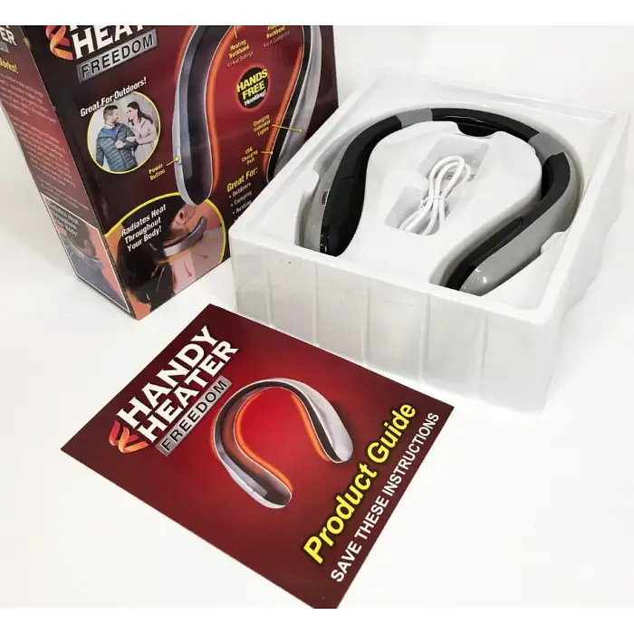 Обігрівач для шиї портативний Handy Heater, акумуляторний, 4 режими нагріву - фото 4
