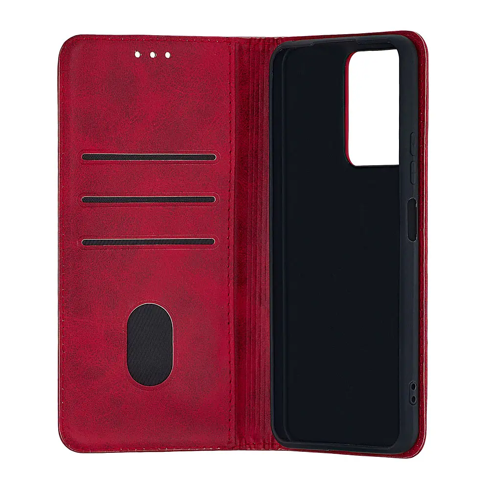 Чохол-книжка Premium Xiaomi Redmi Note 12 4G Dark Red - фото 3