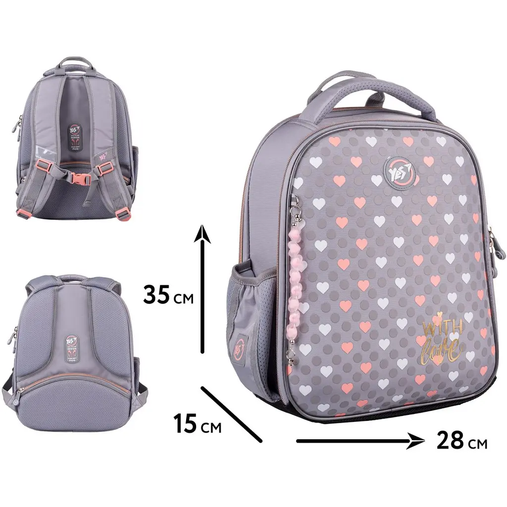 Рюкзак каркасний Yes H-100 With Love (559840) - фото 9