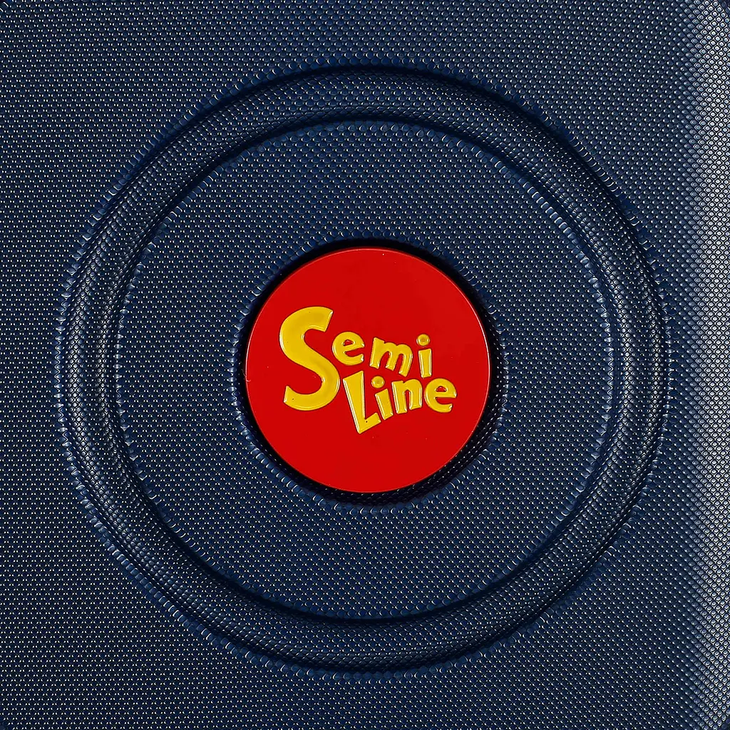 Валіза середня Semi Line T5932-2 ABS-пластик 24 дюйми 65 л Navy - фото 8