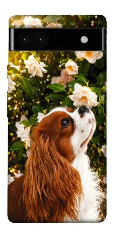 TPU чохол Demsky Flower spaniel для Google Pixel 6a