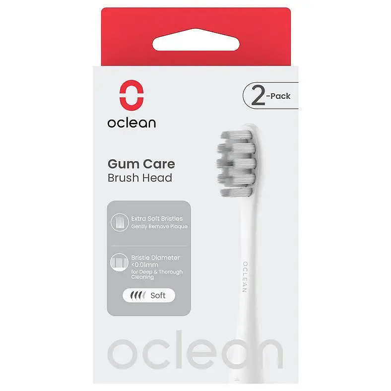 Насадка Oclean Brush Head Gum Care- 2 pack White - фото 2